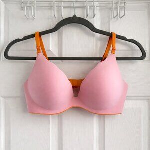 Pink & Orange b.tempt'd b.wow'd Push Up Bra by Wacoal – 32C